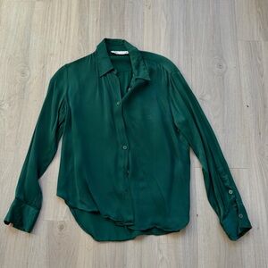 Zara Vibrant Green Shirt